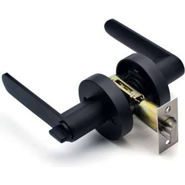 SHEIN Door Handle With Lock, Reversible Door Handles, Privacy Door Lever, Internal Door Handle Knob Sets, Security Door Lock Set, Entry Door Lever With Keys