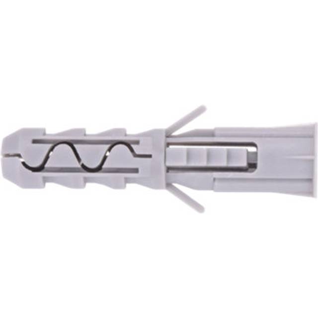 Diall Grey Nylon Wall Plug (Dia)6mm (L)30mm, Pack Of 100 - One Size