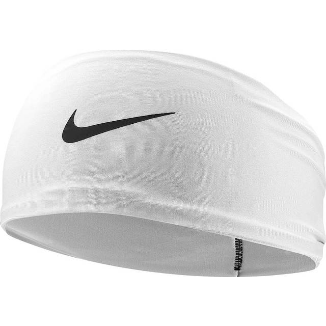 Fury Classic Wide Dri-FIT Headband - White - One Size
