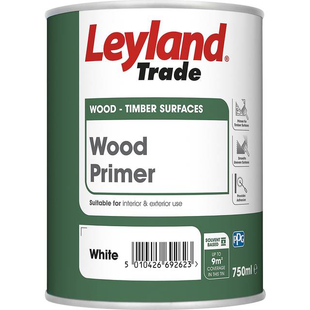 Leyland Trade Wood Primer - White - 750ml