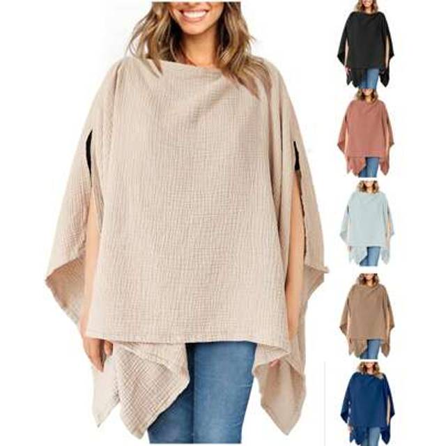 SHEIN Fashionable Multifunction Nursing Cover For Breastfeeding, Transparent And Breathable Breastfeeding Cover Up, Suitable For Nursing, Car Seat Cover, Ba