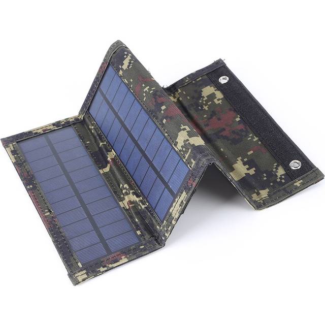 (Camouflage 30W 5V) Waterproof 50W Foldable Solar Panel 5V USB Sunpower Solar Cell Bank Pack Mobile Phone Battery Charger for Outdoor Camping Hiking
