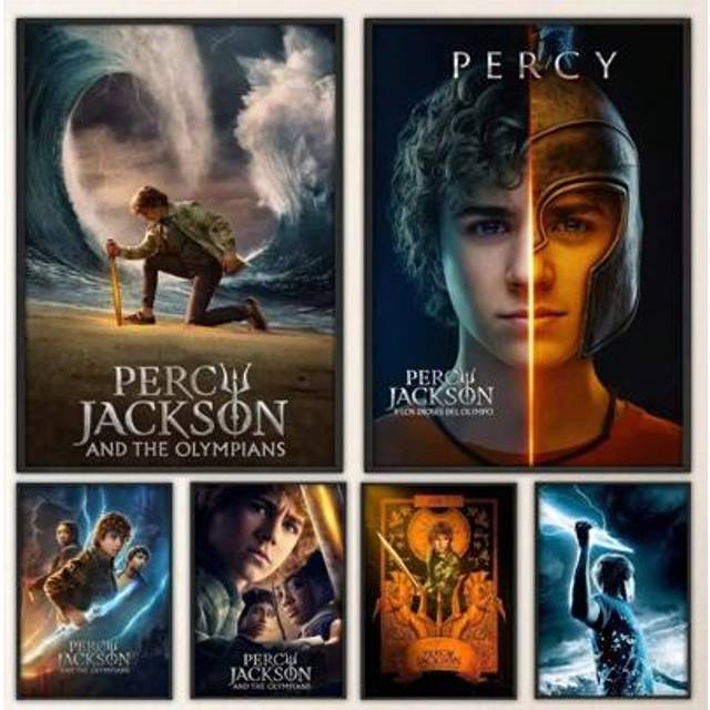 SHEIN 1pc Wall Arts Posters Frameless P-Percy J-JacksonS O-Olympians Poster Prints Poster Wall Painting Bedroom Living Room Wall Bar Restaurant Sticker Smal