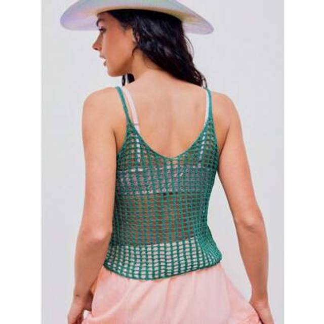 SHEIN Women&#39;s Sparkly Mesh Spaghetti Strap Crop Top For Summer Party  Nightout   Sequin Mesh Tank Top For Summer Casual  Festival Wear