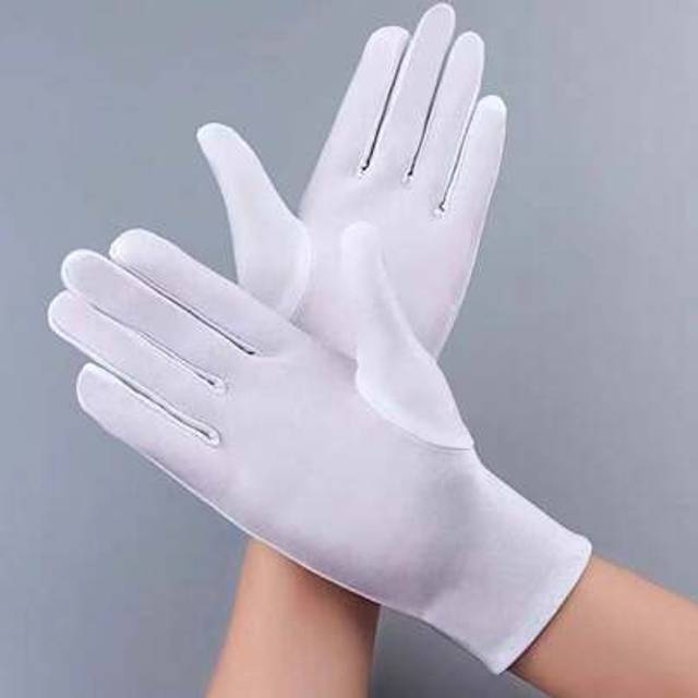SHEIN 1pc Fashion Spandex Gloves, Comfortable For Driving, Performance, Riding, Durable For Wedding, Unisex Short Gloves For Party, UV Protection, Random St