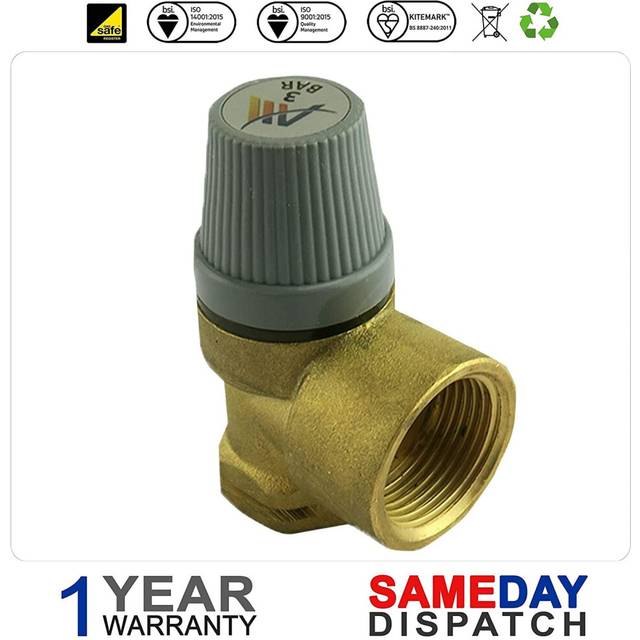 Vaillant Thermocompact 615E 620E 624E 628E 637E Pressure Relief Valve PRV 190732