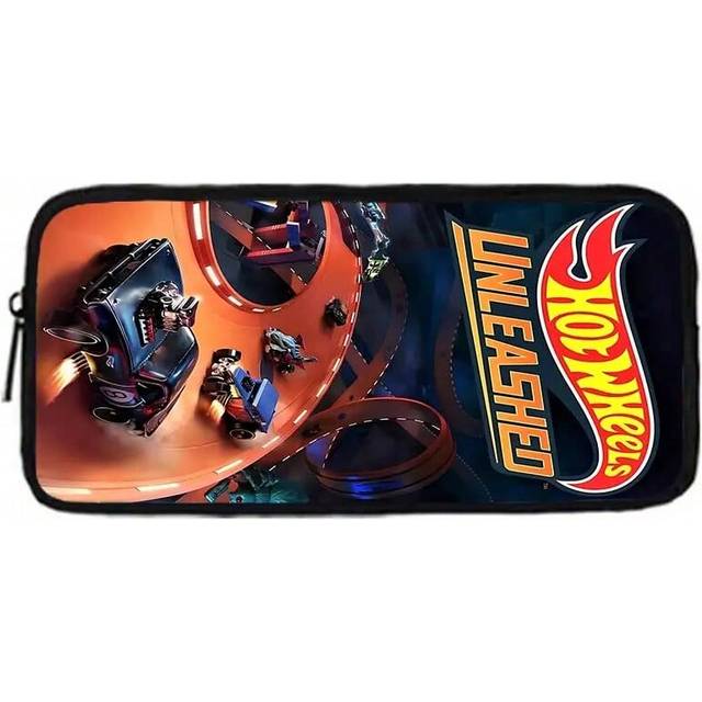 (BD-169HJJ38A2) Cartoon Hot Wheels Cars Child School Backpack With Shoulder Bag Pencil Bags School Bags for Boys Girls Best Gift