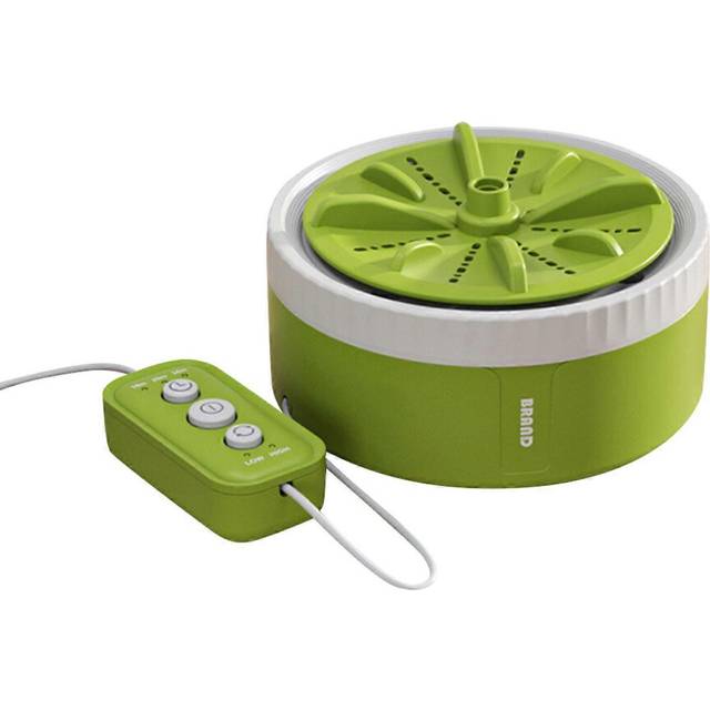 (Green, One size) Sink Washing Machine, Mini Washing Machine With Bottom Suction Cups, Portable Washing Machine Ultrasonic With Usb For Travel