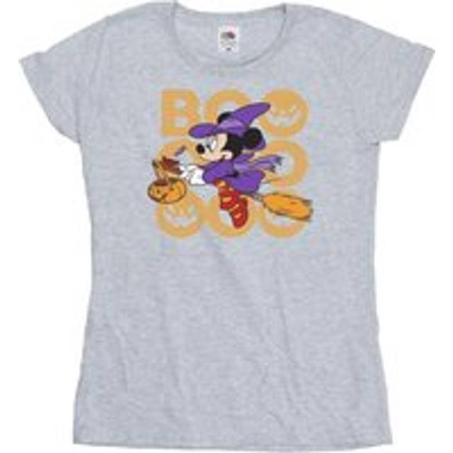 Boo Minnie Mouse Cotton T-Shirt - Grey - XXL