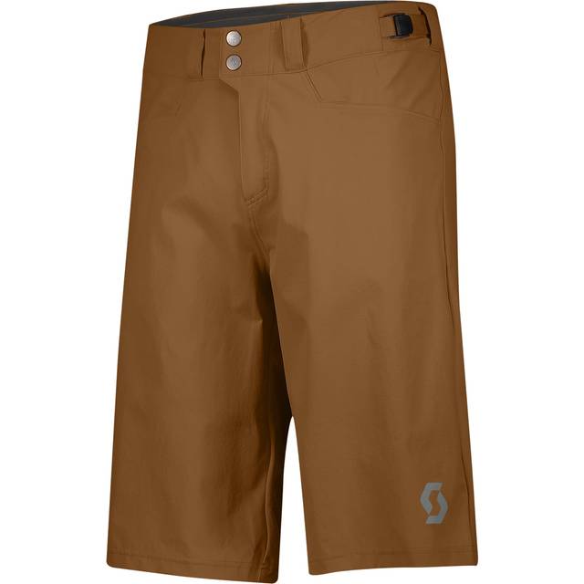 Scott Shorts Trail Flow with Pad Cykelbyxa Herr Storlek M Färg brun