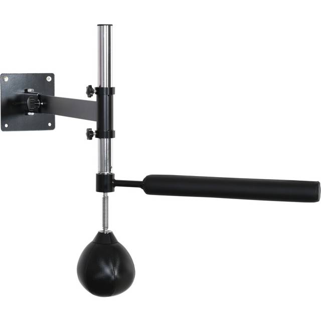 HOMCOM Wall Mount Fast-Reflexes Adjustable Punching Bag, none
