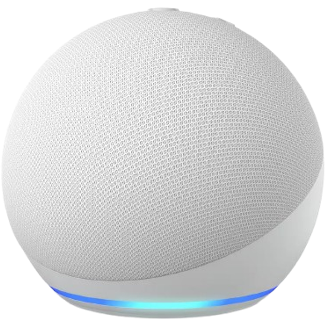 Amazon Echo Dot 5th Generation Smart Speaker With Alexa Glacier White