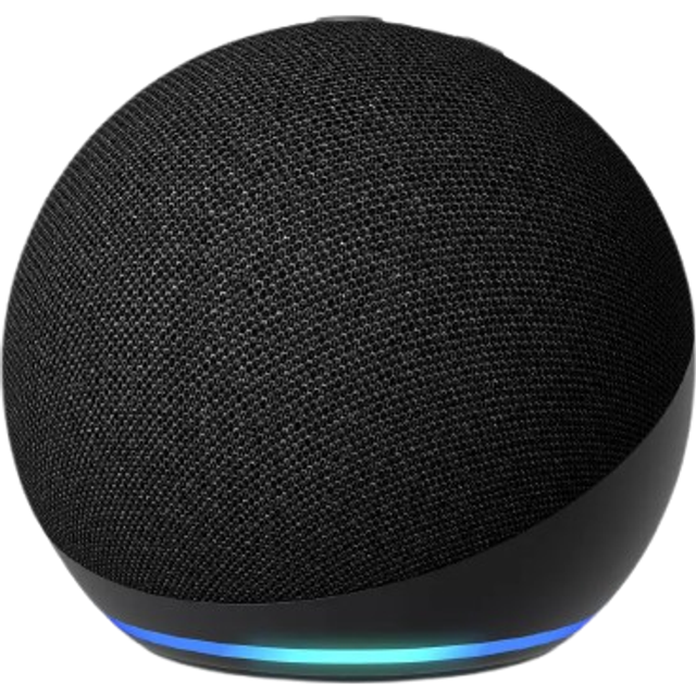 Amazon echo dot 5th generation smart speaker white alexa uk plug voice control