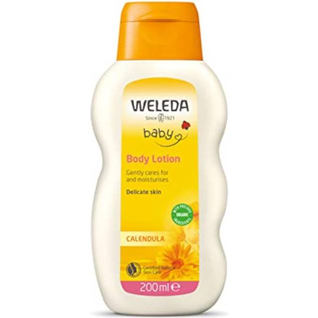 Weleda Calendula Baby Lotion Delicate Child & Baby Moisturiser, Gentle Baby Face Cream & Body Moisturising Cream Kids Face Cream & All Over Baby Cream