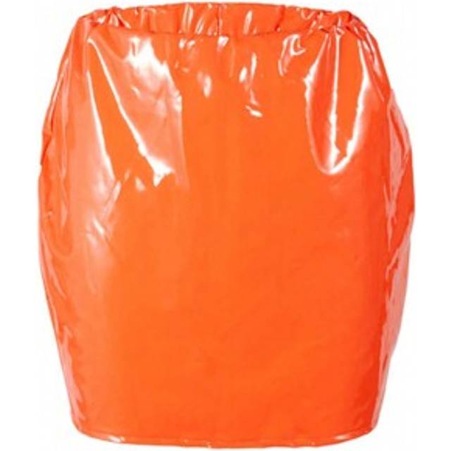 SHEIN Women&#39;s Sexy Bright Leather Shiny Mini Skirt Pencil Skirts Bodycon Evening Party Clubwear Clothes