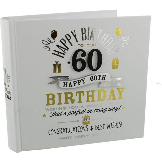 Signography Birthday Boy Photo Album 4 x6 - 60th