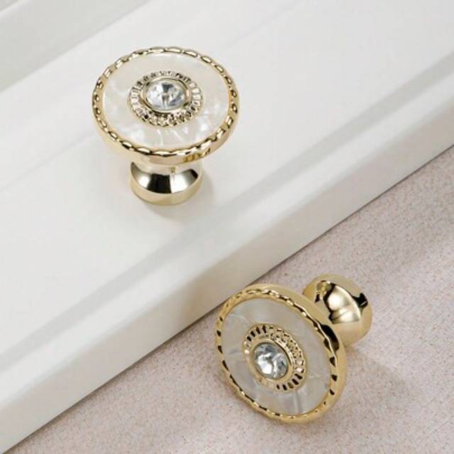 SHEIN 2pcs/set Plastic Modern Simple Wardrobe Cabinet Drawer Handle, Cupboard Pull Handle