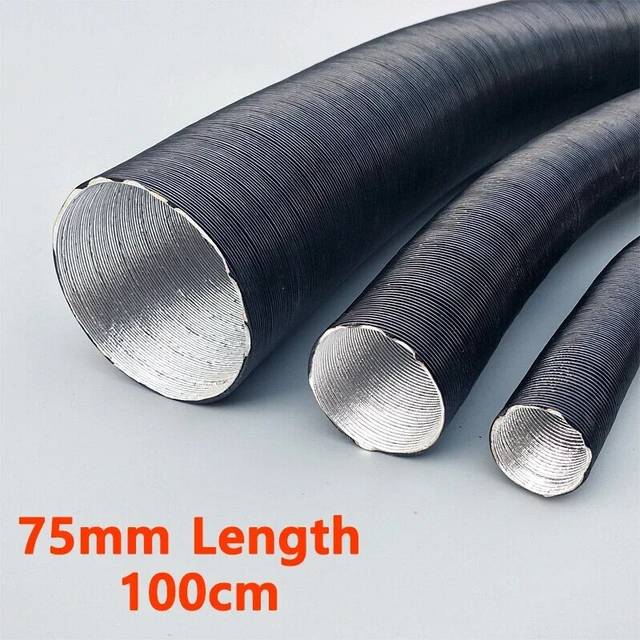 12V Car Diesel Heater Parking Diameter 100 500cm Length Duct Pipe Tube