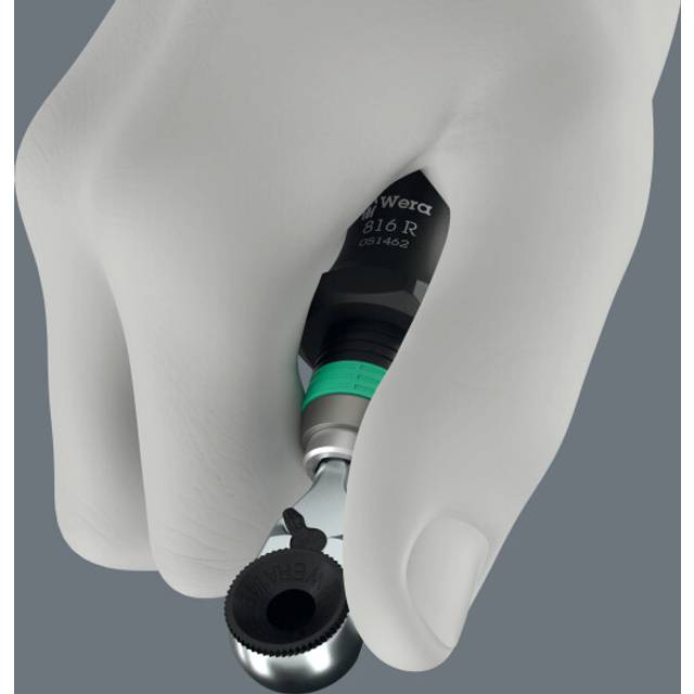 Wera 8011 Zyklop Mini 4 bitsspärrhandtag, 1/4"