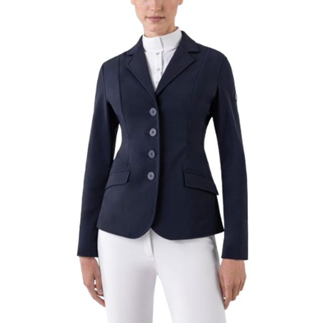 Women's riding competition jacket Equiline Miriamk - Bleu