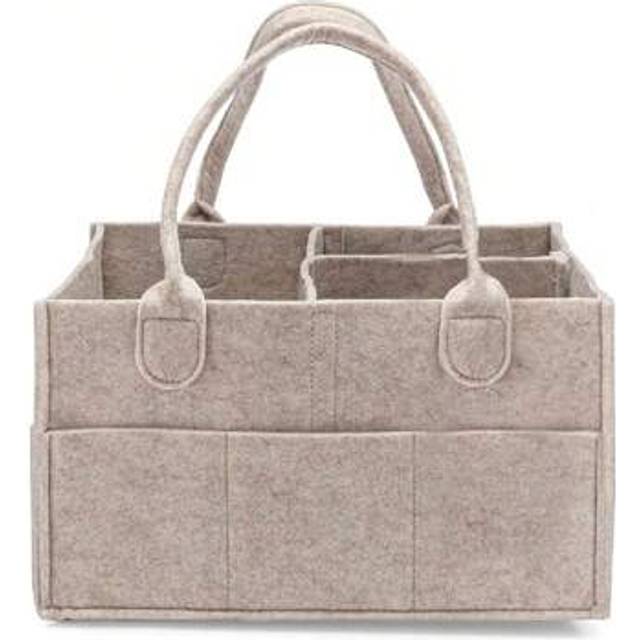 SHEIN Thick Felt Diaper Bag With Handles, Mom/Baby Diaper Changing Bag, Nappy Storage Tote