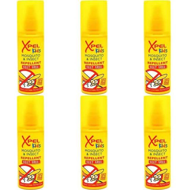 Xpel Kids Mosquito & Insect Repellent 70ml (DEET FREE) Pump Spray (Pack of 6)