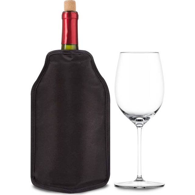 GEEZY Wine Bottle Cooler Sleeve - Slip-On Cooling Sleeve Chiller with Gel Pad, No Ice Needed