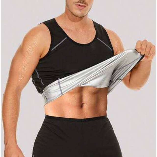SHEIN 1pc Men&#39;s Sweat Activewear Workout Tank Top