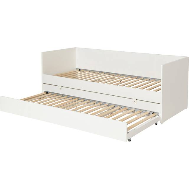 VIHALS dagbäddstomme med undersäng, vit, 80x200 cm