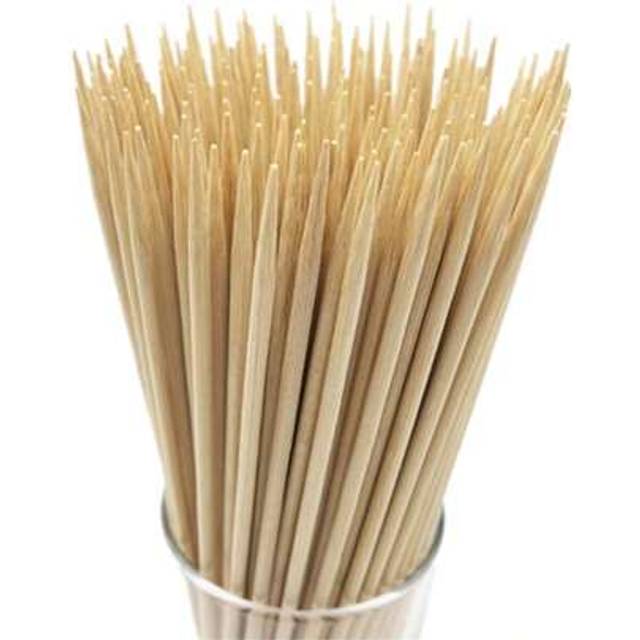 SHEIN [100pcs]Natural Bamboo Skewers For Barbecues, Appetizers, Fruits, Cocktails, Barbecues, Chocolate Fountains, Barbecues, Kitchens, Crafts And Parties.