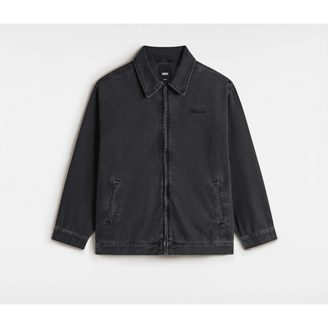 Vans - Pitstop Denim Metal Station Washed Black - Jeans Jacket - black - XL - 100% Cotton,Denim