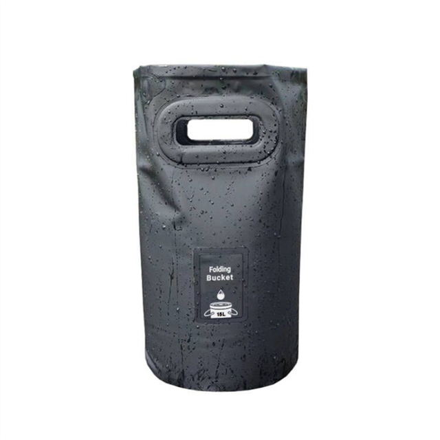 Bucket 15L, Multifunctional Portable Folding Water Container for Camping Fishing Traveling Outdoor
