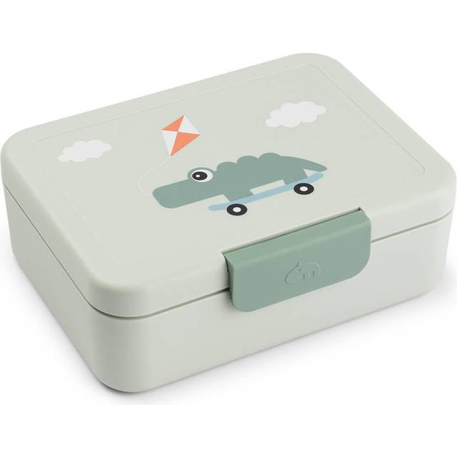 Done By Deer Lunch Box with divider - Playground Green / One Size