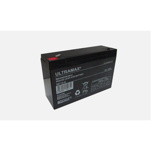 Ultramax 6V 10AH AS 12AH ELECTRIC TOY CAR BATTERY GENUINE NP10-6