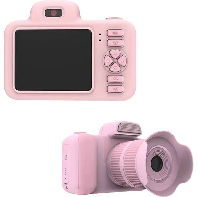 1080P Digital Camera with Flash Photo Video Mini 2.0 Inch Pink