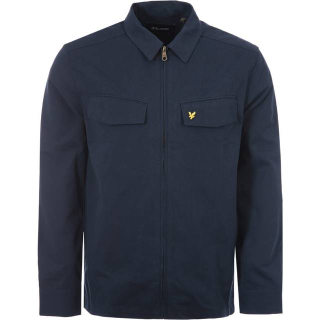Lyle & Scott Mens Pocket Overshirt - Dark Navy - Size Medium
