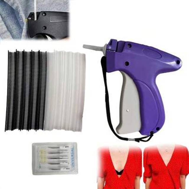 SHEIN Quick Clothing Fixer,Consulbefor Sewing Machine,Quilt Tacking Gun,Micro Stitch Gun,Mini Stitch Hemming Gun For Clothes,Micro Tagging Stitch Tool For C