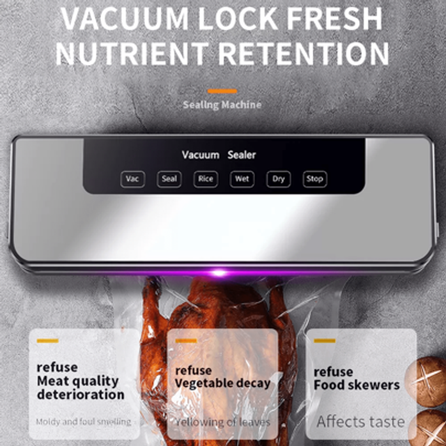 SHEIN Commercial Vacuum Sealer Machine Seal A Meal Food Saver System With Free Bags+ 30 Food Bags
