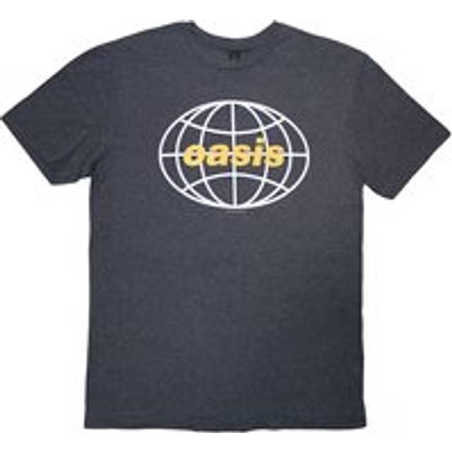 (M, Navy Blue) Oasis Unisex Adult 1998 World Tour - South America Back Print T-Shirt