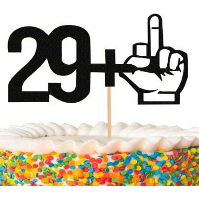 SHEIN 29+1 Cake Topper -30th Birthday Cake Decorations, Perfect For Thirty Birthday Party, 30th Anniversary Or 30 Fabulous