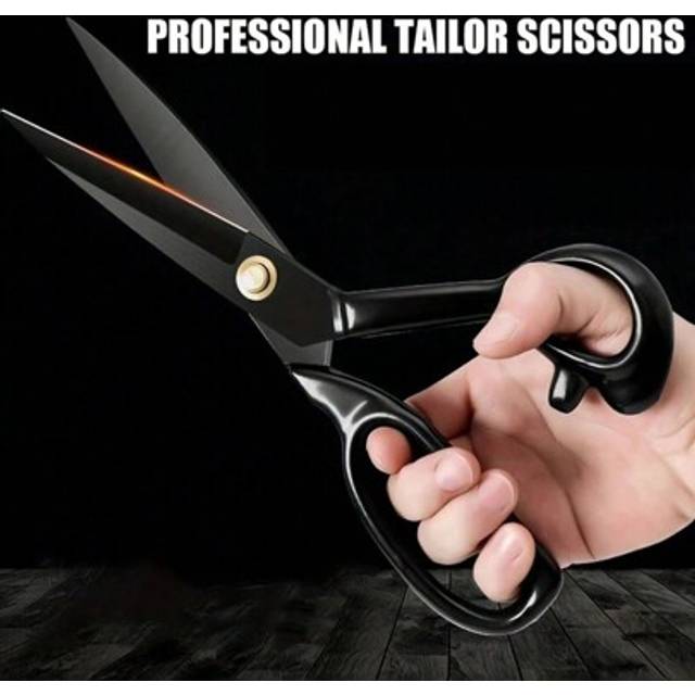 SHEIN 1pc Premium Fabric Scissors Professional 8 Inch Heavy Duty Scissors For Leather Sewing Shears For Tailoring Industrial Strength High Carbon Steel Tail