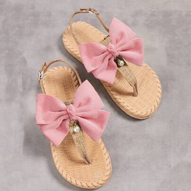 SHEIN Women Flip Flops Ladies Yoga Mat Comfortable Walking Thong Sandals With Multicolor Bow Women Comfort Sandals Slip On Indoor Outdoor For Summer