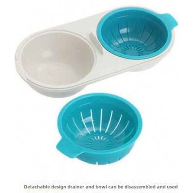 SHEIN Microwave Soft Boiled Egg Mold, Poached Egg Poacher, Rapid Steamed Soft Yolk Egg Cooker Kitchen Tool