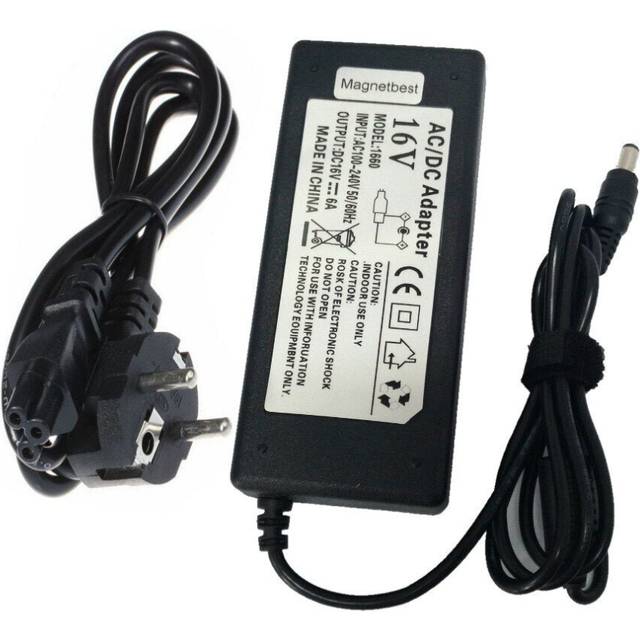 16V 6A Switching Power Supply 16V 5.5A 96W AC DC Adaptor Charger DC 5.5*2.5MM With AC Cable