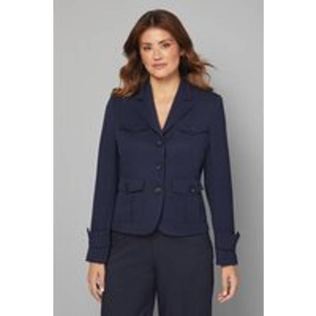 Wallis Four Pocket Short Utility Jacket In Navy - navy - 10