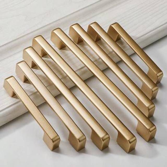 SHEIN 2pcs Aluminum Alloy Handles For Drawers, Cabinets, Furniture And Shoe Racks