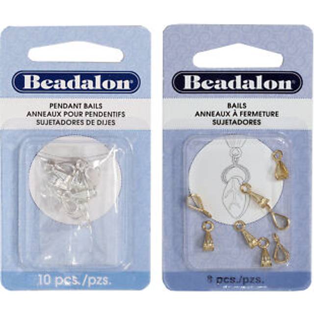 Beadalon® Fancy Pendant Bails 10mm Choose Color