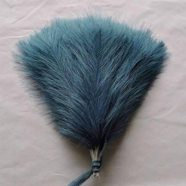 (YZ6-03, 5PCS) Fluffy Pampas Grass Boho Decor Artificial Flower Fake Plant Reed Simulated Party Wedding Home Decoration 42CM