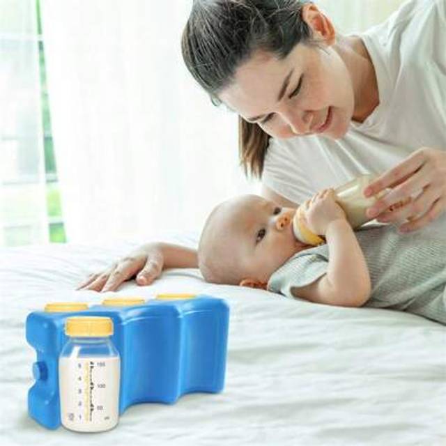 SHEIN Reusable Ice Packs For Breastmilk Storage -Lunch Box And Breast Pump Bag,Fits Around Breastmilk Baby Bottles And Keep Fresh,1pc