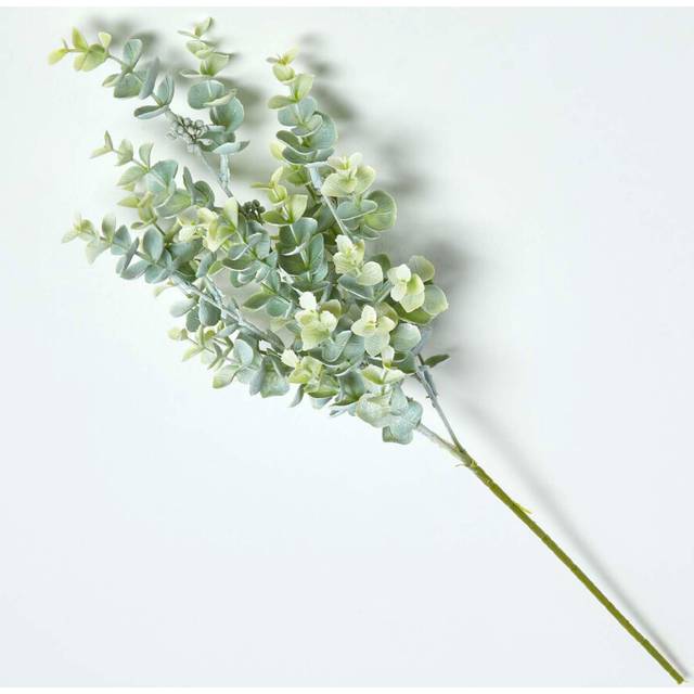 Homescapes Artificial Eucalyptus Spray Single Stem 68 cm - Green